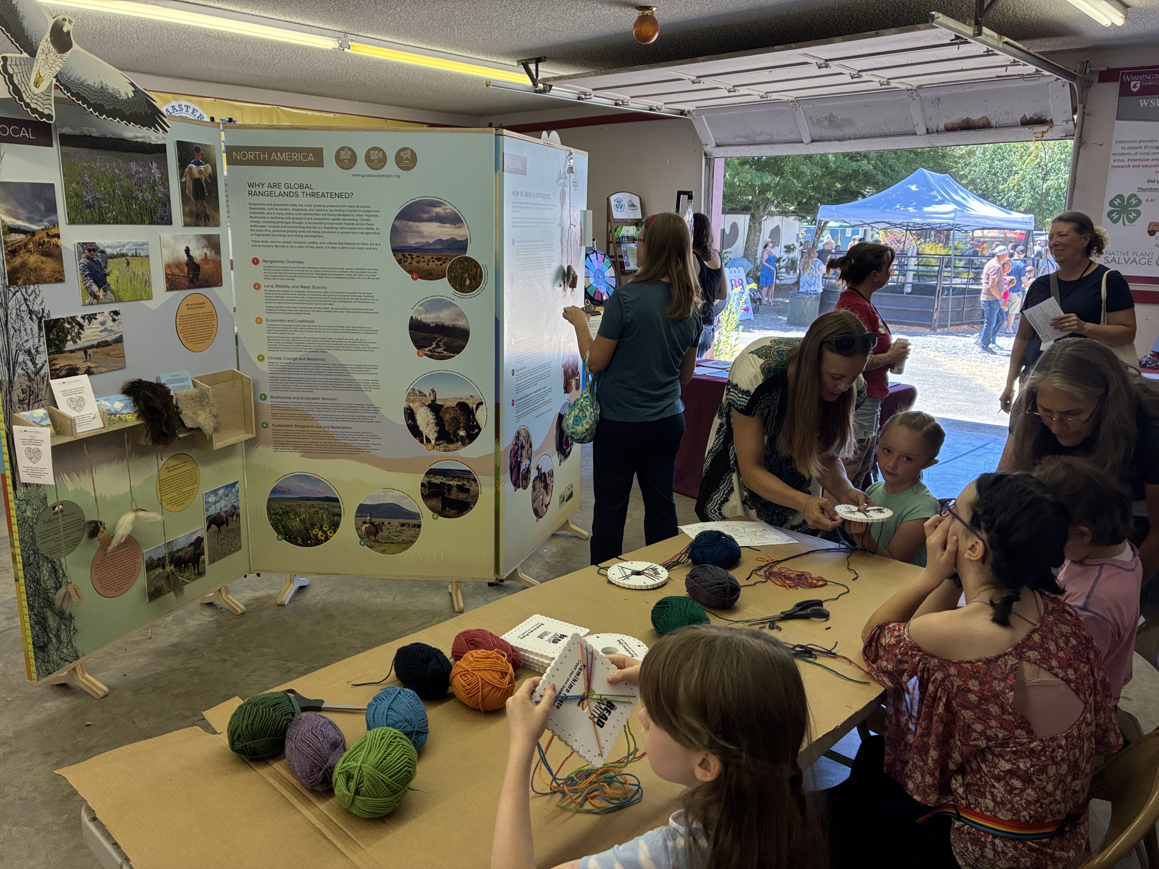 Fair IYRP exhibit with viewer