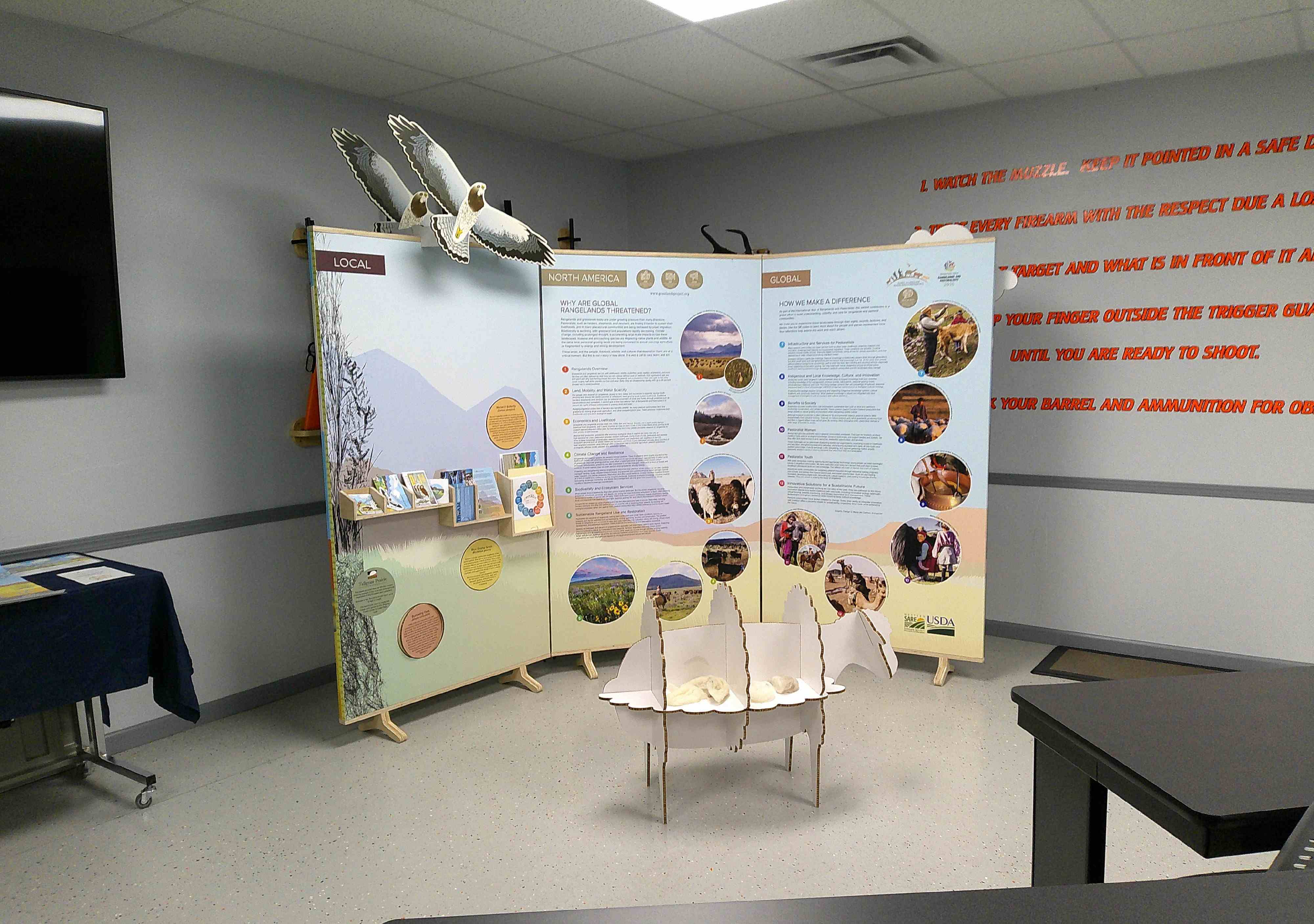 Research station picture of exhibit